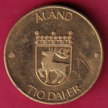 Finland 10 Markkaa Aland 1991 tio deler tio mark– FC3610 - Image 2