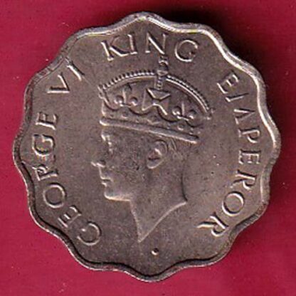 british india 1941 one anna george vi coin – FC3712 - Image 2