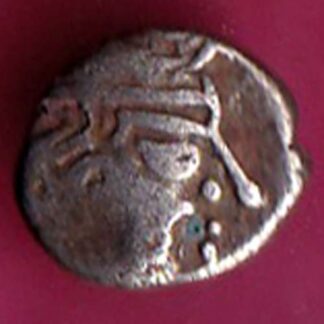 ANCIENT INDIA vallabhi DYNASTY KINGS PORTRAIT RARE SILVER COIN  - F6651