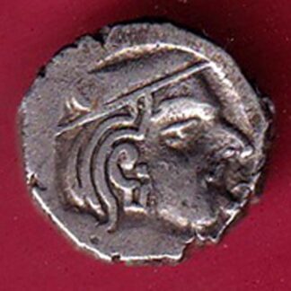 Ancient Western Kshatrap brockage Lakhi silver coin  -F6880