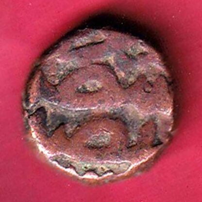 mughals akbar half dam copepr coin  - FC3738 - Image 2