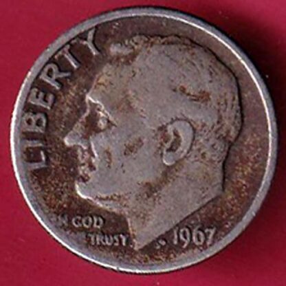 united state of america 1967 one dime liberty – FC3752