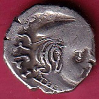 ANCIENT INDIA KSHATRAP DYNASTY KINGS PORTRAIT RARE SILVER COIN - FC4073