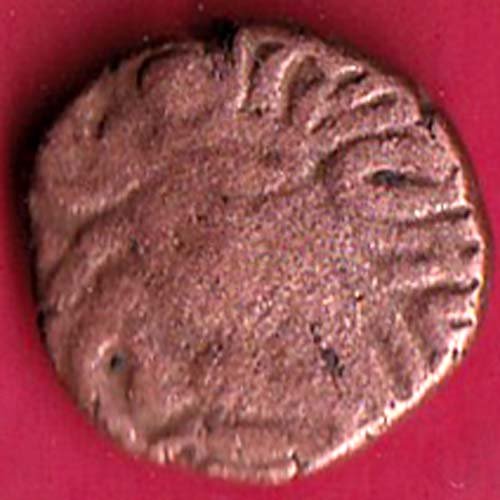 ANCIENT INDIA RAJA RAJ CHOLA CHOLA DYNASTY OCTOPUS MAN COIN- FC4126