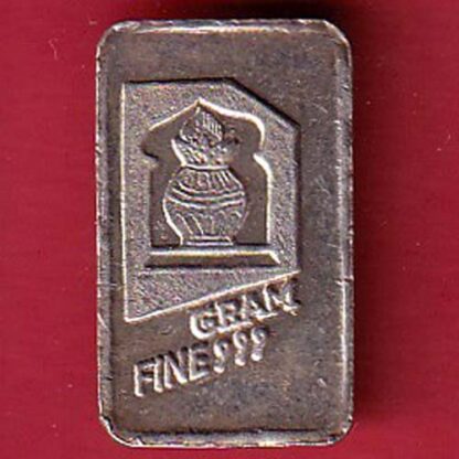 SILVER BAR : Weight – 2.55 gm : SHREE SILVERKALASH MARK BAR– F7377 - Image 2