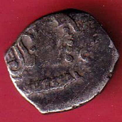 ANCIENT INDIA GUPTA DYNASTY KUMAR GUPTA KINGS PORTRAIT RARE SILVER BEUTIFUL COIN:- F7428 - Image 2
