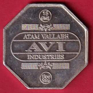 SILVER BAR :- “AVI” ATAM VALLABH INDUSTRIES 15 GMS FINE SILVER 999  – FC4781