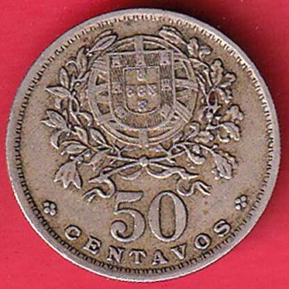 republica portuguesa 1955 /50 centavose  -FC4924