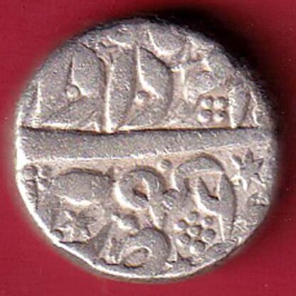 mughals akbar berar mint one rupee silver coin   – FC4812