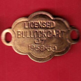 licensed bullock cart 1958 - 59  – FC4840