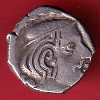 ANCIENT INDIA KSHATRAP DYNASTY KINGS PORTRAIT RARE SILVER COIN:- F7476