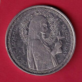 CELTIC LEGENDS ST BRIGID'S DAY BEAUTIFUL SILVER COIN-  F7635