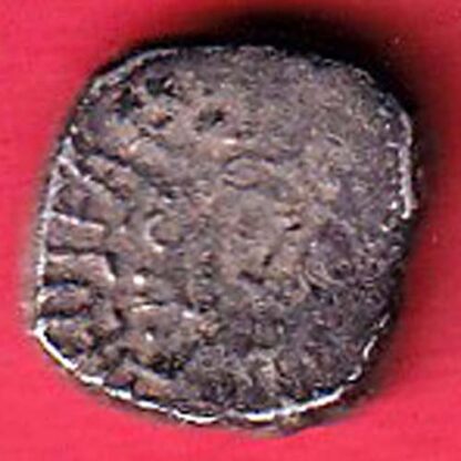 ANCIENT INDIA KSHATRAP DYNASTY KINGS PORTRAIT RARE SILVER COIN-  F7608 - Image 2
