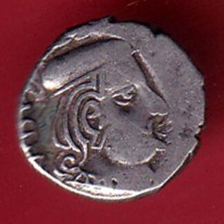 ANCIENT INDIA KSHATRAP DYNASTY KING PORTRAIT SILVER COIN – F7519