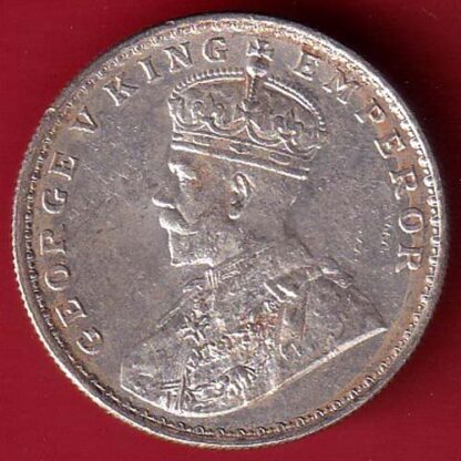 British India 1919 George v One Rupee – f7551 - Image 2