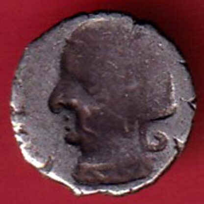 Ancient Western Kshatrap brockage Lakhi silver coin– FC5105 - Image 2