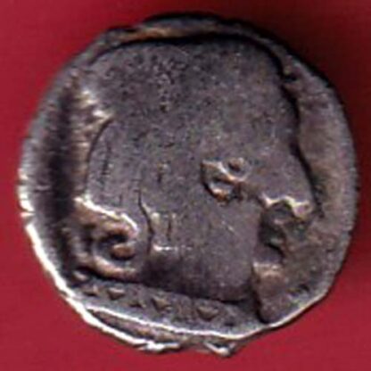 Ancient Western Kshatrap brockage Lakhi silver coin– FC5105