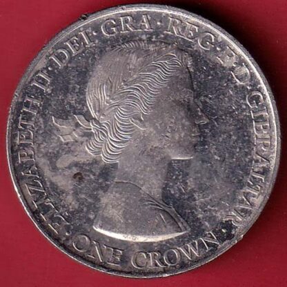 ELIZABETH II DEI-GRA REGINA. GIBRALTAR ONE CROWN NOVEM DECENNIIS GLORIOSE PERACTIS 1926-2016  - FC5110