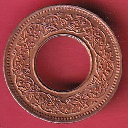 British india king george vi 1945 one pice beautiful copper Coin :- FC5126 - Image 2