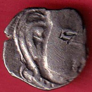 "RARE VERIETY"  Ancient India Gupta Empire Silver Drachm of SkandaGupta "Peacock" type Coin:- FC5182
