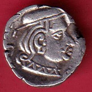 ANCIENT INDIA KSHATRAP DYNASTY KINGS PORTRAIT RARE SILVER COIN :- FC5183