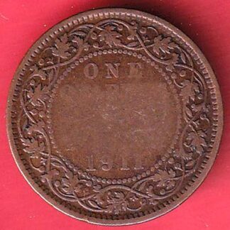 british india 1911 george v one quarter anna copper coin – FC5069