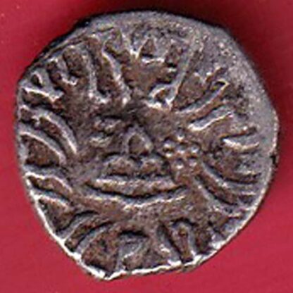 ANCIENT INDIA KSHATRAP DYNASTY KINGS PORTRAIT RARE SILVER COIN – FC5197 - Image 2