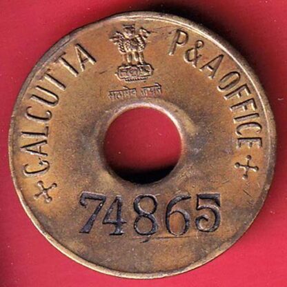 Token : CALCUTTA P&A OFFICE 74865–FC5343