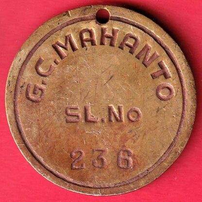 G.C.MAHANTO SL.NO:-218 S.CMINE TISCO LTD.-  F7729