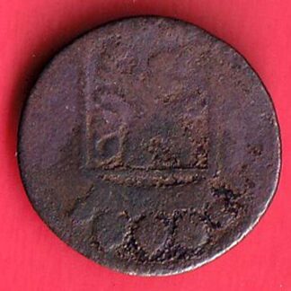 Netherlands 1734 East Indies VOC Duit Coin -  F7756