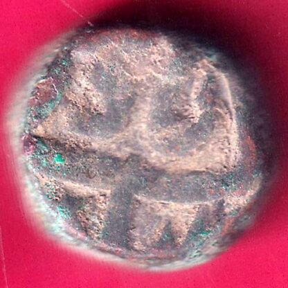 mughals Muhammad Shah elichpur Mint one paisa copper coin -  F7808 - Image 2