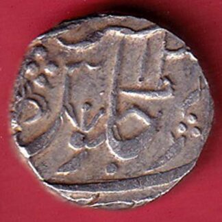 MARATHA CONF. Shah Alam II " Vaphgaon mint" One Rupee Silver coin-  F7645