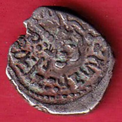 ANCIENT INDIA KSHATRAP DYNASTY KINGS PORTRAIT RARE SILVER COIN -  F7746 - Image 2