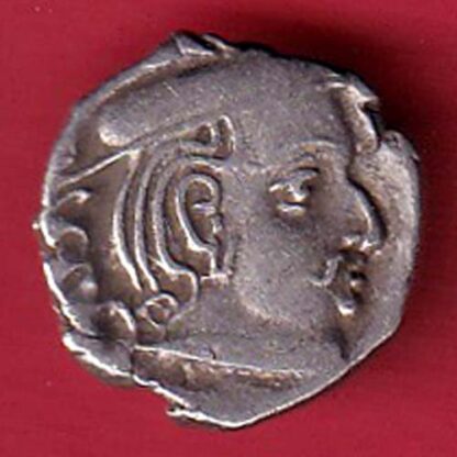 ANCIENT INDIA KSHATRAP DYNASTY KINGS PORTRAIT RARE SILVER COIN  – FC5444