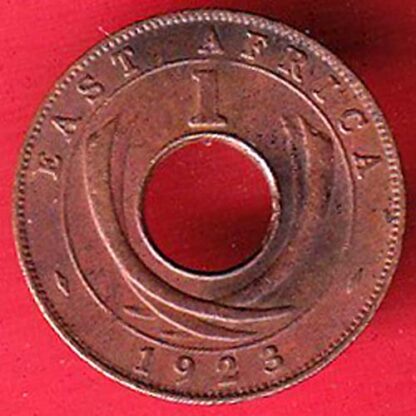 East Africa 1923 George v 1 Cents Rare coin -  F7658