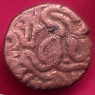 ANCIENT INDIA RAJA RAJ CHOLA CHOLA DYNASTY OCTOPUS MAN COIN -  F7861