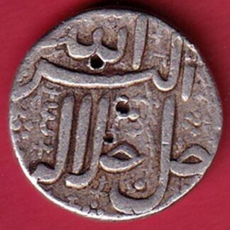 Mughals Akbar Ahemedabad Mint One Rupee silver coin :- FC5362