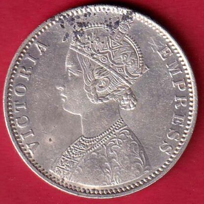 British india 1901 victoria empress one rupee scarce silver coin:- FC5506 - Image 2