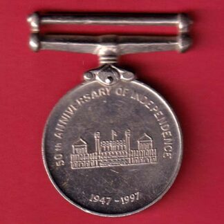 MEDAL:- 50TH ANNIVERSARY OF INDEPENDENCE 1947-1997 RARE MEDAL–  FC5616