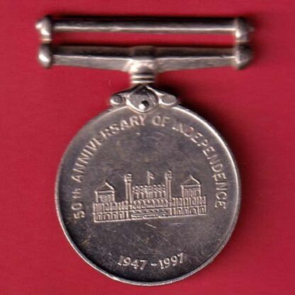 MEDAL:- 50TH ANNIVERSARY OF INDEPENDENCE 1947-1997 RARE MEDAL–  FC5616