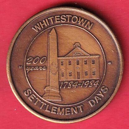 world coin settlement 1784-1984 200 anniversary -  F7703