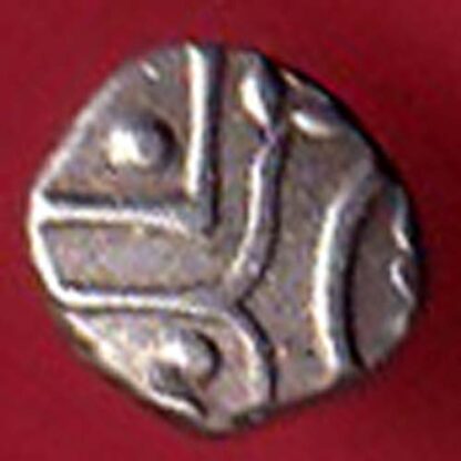 TRAVANCORE STATE RAJARAM VERMA IV SILVER CHUKRAM COIN :- FC5572 - Image 2