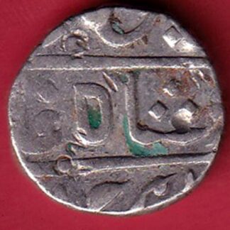 Maratha Conf. Shah Alam II Poona mint One Rupee silver coin:- FC5576