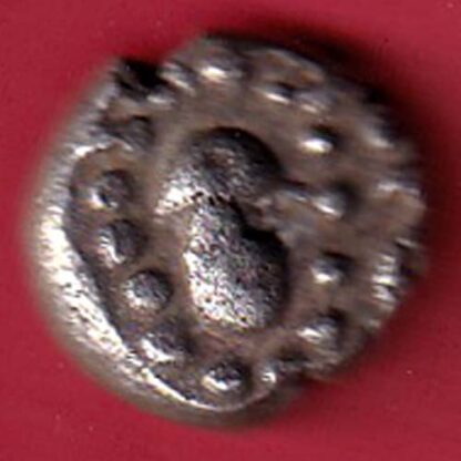 ANCIENT INDIA GADHAYA DYNASTY KING PORTRAIT COIN– FC5596 - Image 2