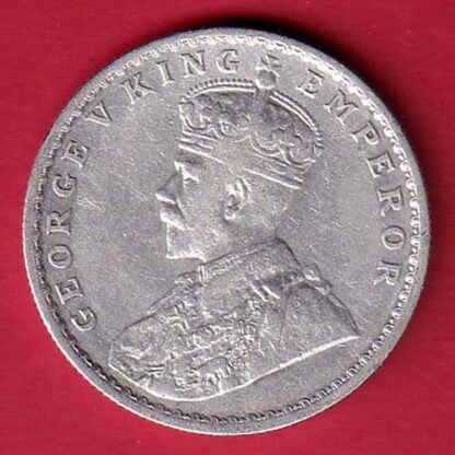 British India 1915 George v One Rupee silver coin- FC5619