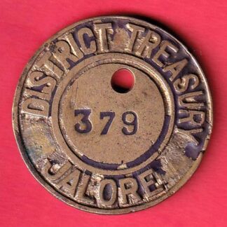 TOKEN:-TREASURY TOKEN JALORE DISTRICT 379:- FC5549