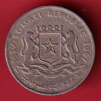1 centesimi 1967, Somalia – Coin– va3322 - Image 2