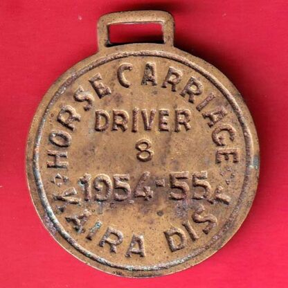 DRIVER BATCH:HORSE CARRIAAGE 1954-55 – va3325