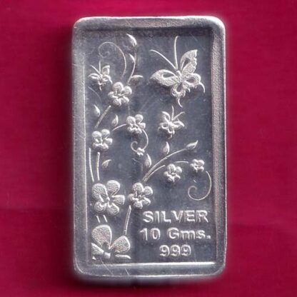 SILVER BAR : 10 GRAM FINE SILVER BAR-  F7914
