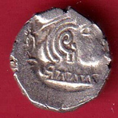 ANCIENT INDIA KSHATRAP DYNASTY KINGS PORTRAIT RARE SILVER COIN -  F7879